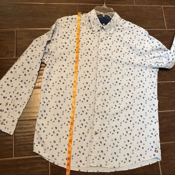 argyleculture by russell simmons button down sz large - Picture 9 of 9